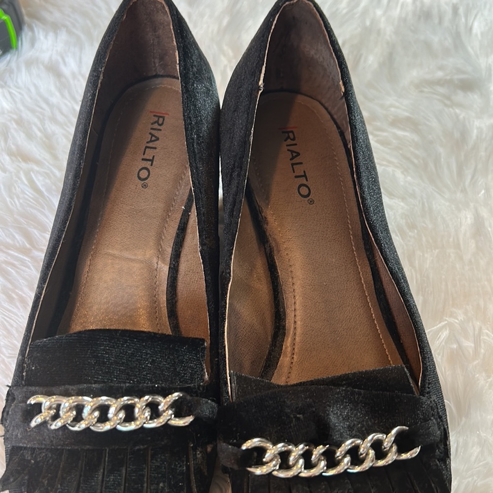 Rialto black velvet heels - Picture 6 of 8
